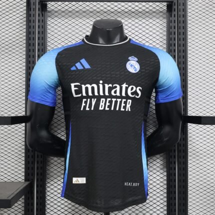 2024/2025 Player Version Real Madrid Special Edition Black and Blue Football Shirt 1:1 Thai Quality