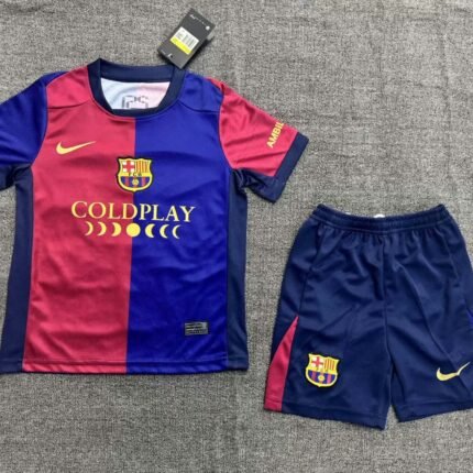 2024/2025 Barcelona Home X COLDPLAY Football Shirt 1:1 Thai Quality