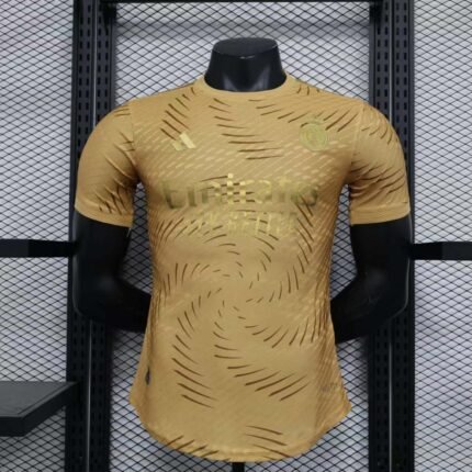 2024/2025 Player Version Real Madrid Special Edition Golden Football Shirt 1:1 Thai Quality