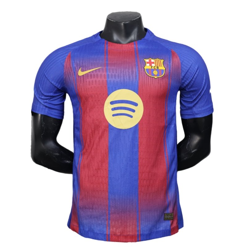 Barcelona Home Soccer Jersey 2025-26 Player Version