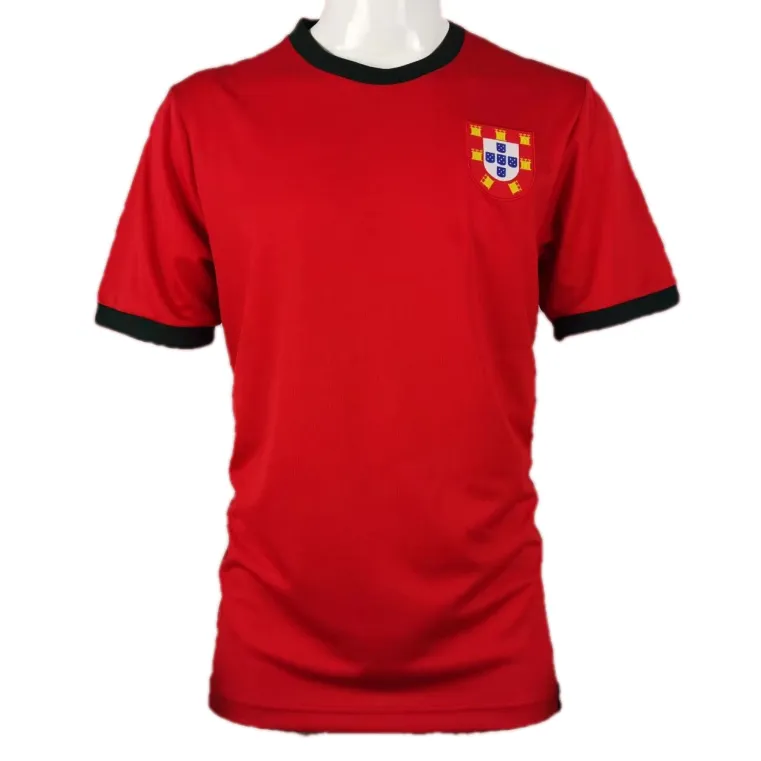 Portugal 1966 Retro Soccer Jersey Home