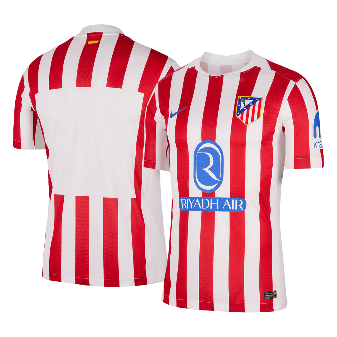 Atletico Madrid Soccer Jersey Home Custom Shirt 2025-26