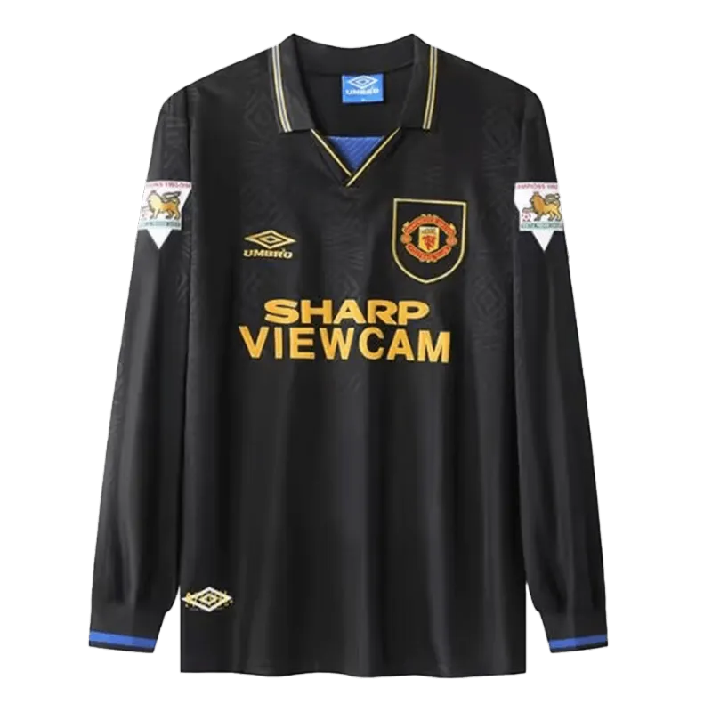 Manchester United Retro Long Sleeve Away Jersey 1993-95