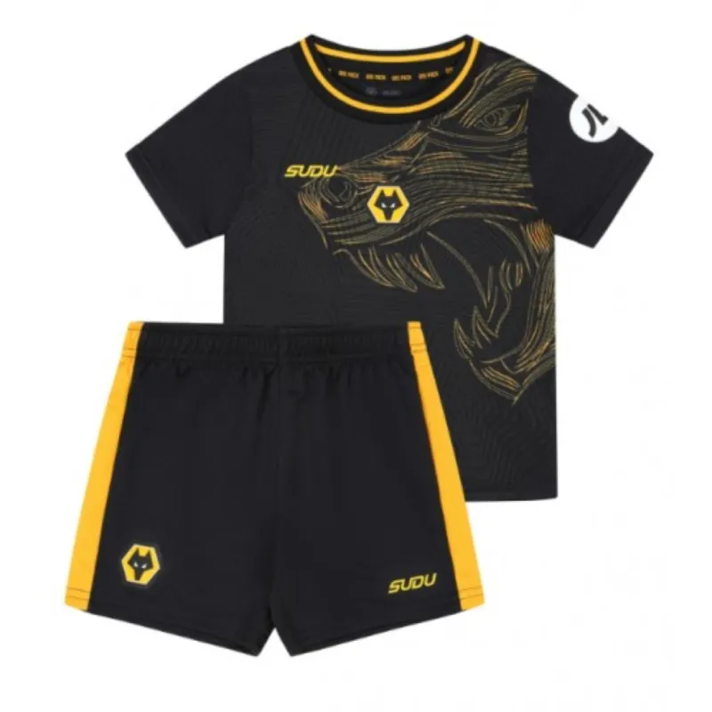 Kids Wolves Away Kits(Jersey+Shorts) 2024-25