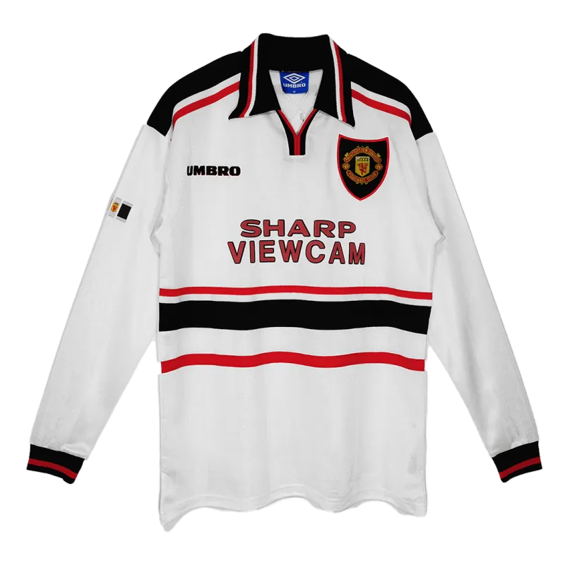 Manchester United Retro Long Sleeve Away Jersey 1998-99