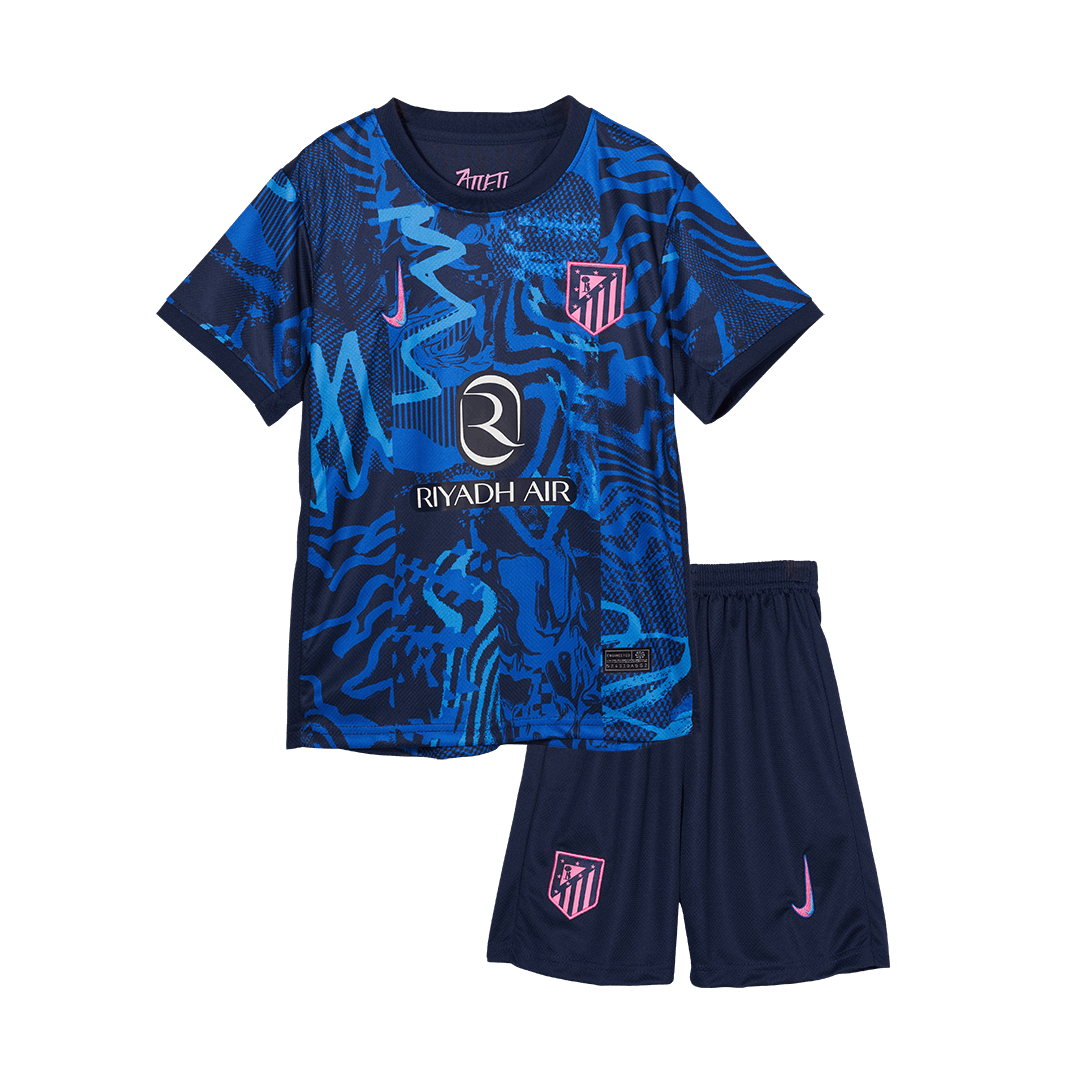 2024-25 Kids Atletico Madrid Third Jersey Kits
