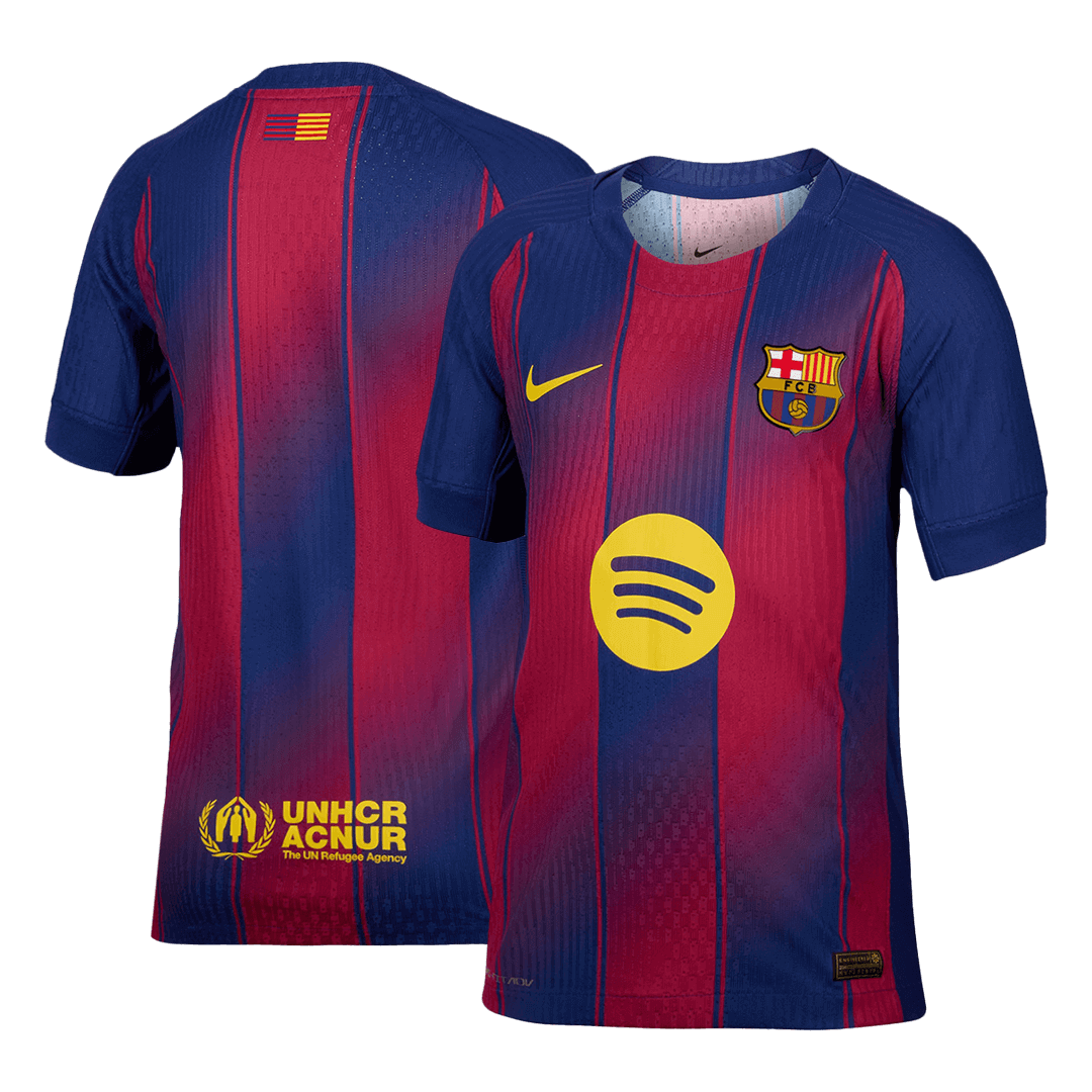 Barcelona Jersey Soccer Jersey Home Player Version 2025-26