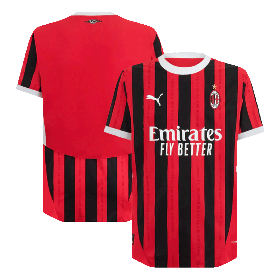 24-25 AC Milan Home Soccer Jersey Player Version
