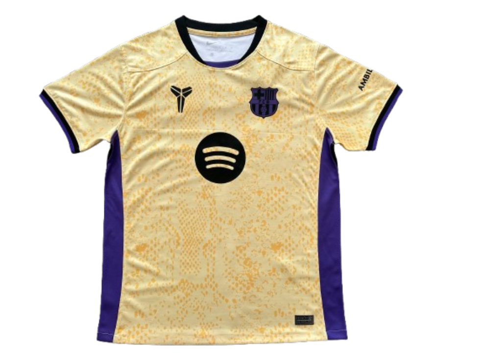 Barcelona 25-26 Away Yellow Soccer Jersey