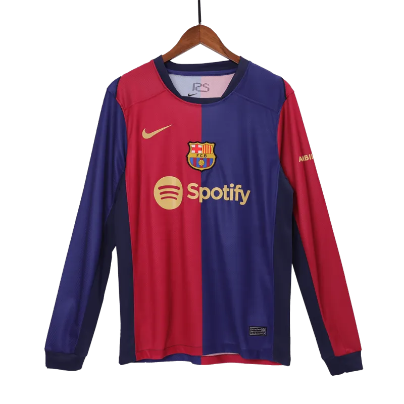 Barcelona Home Long Sleeve Jersey 2024-25