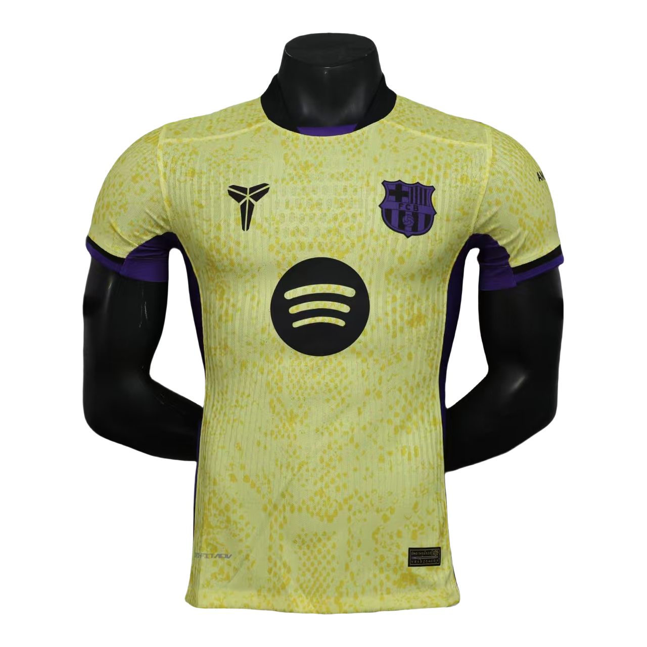 Kobe Barcelona 25-26 Away Player Edition Yellow Shirt