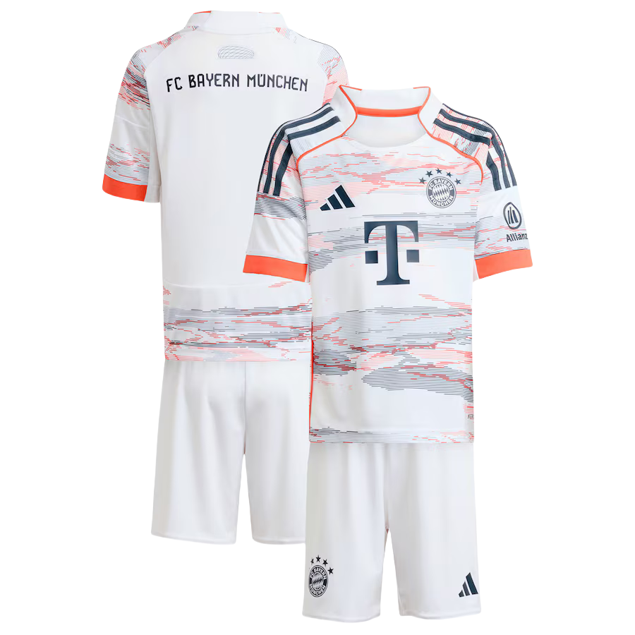 Kids Bayern Munich Away Soccer Kits 25-26